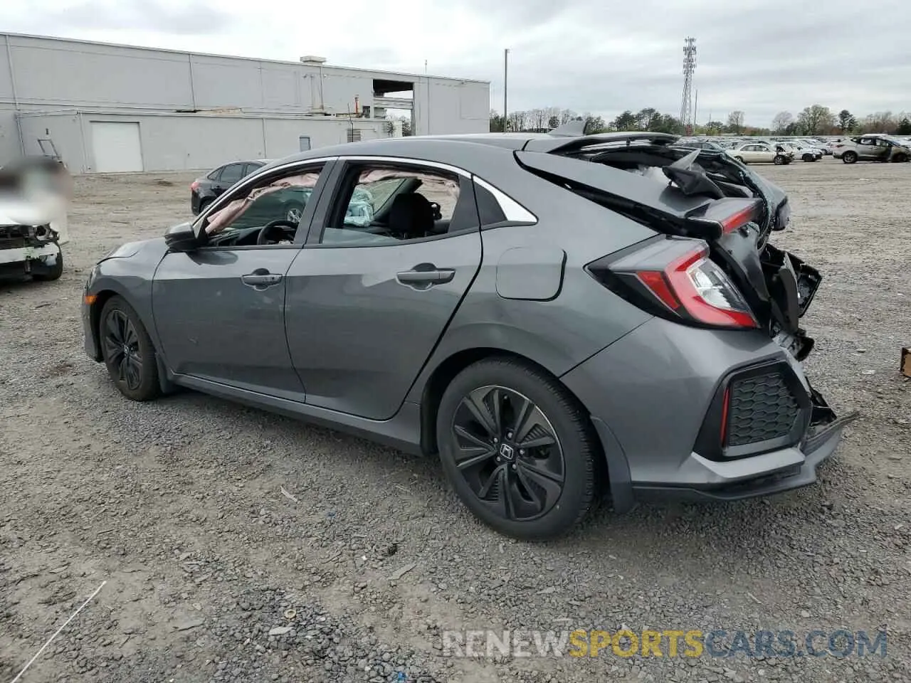 2 fotografías del automóvil dañado SHHFK7H62KU411134 HONDA CIVIC 2019