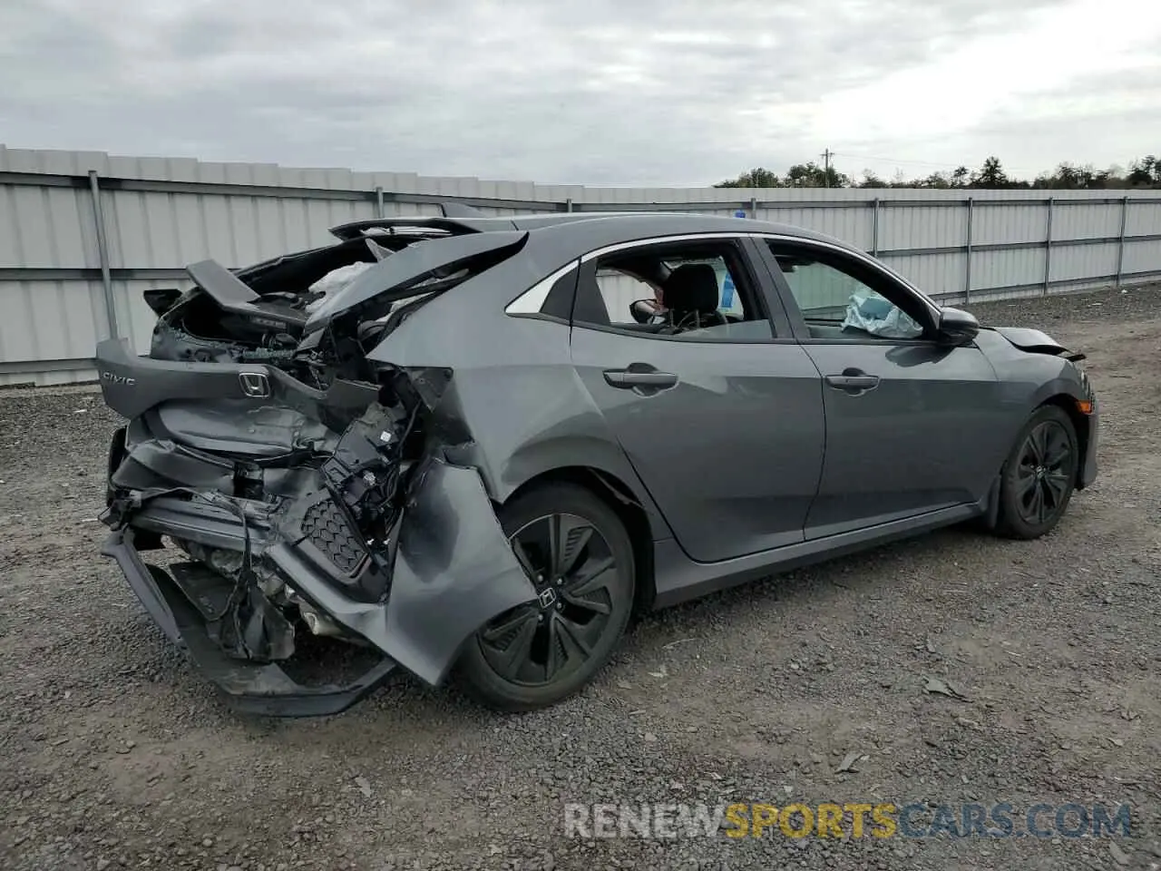 3 fotografías del automóvil dañado SHHFK7H62KU411134 HONDA CIVIC 2019