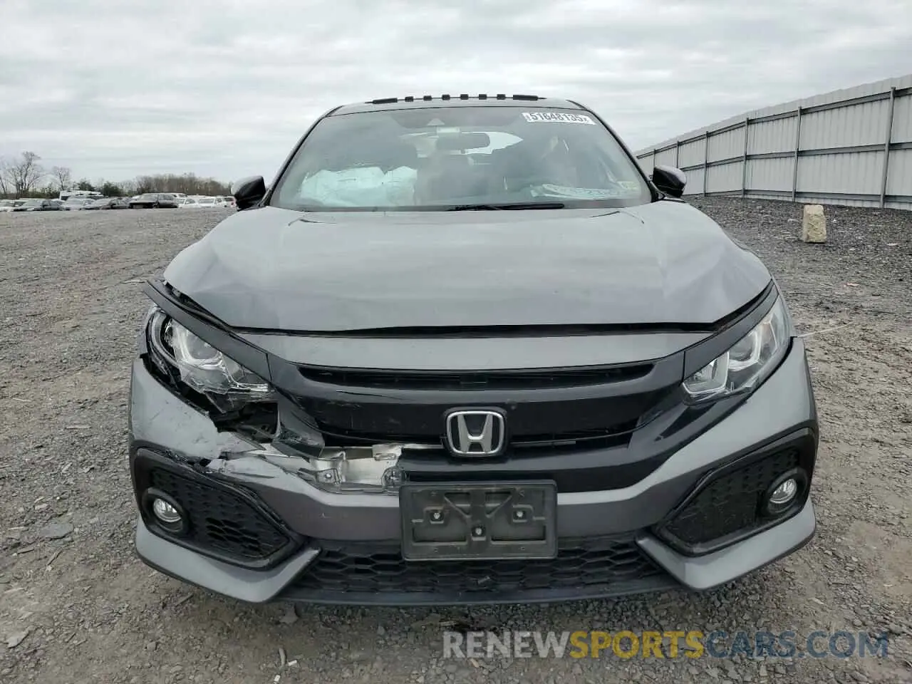 5 fotografías del automóvil dañado SHHFK7H62KU411134 HONDA CIVIC 2019