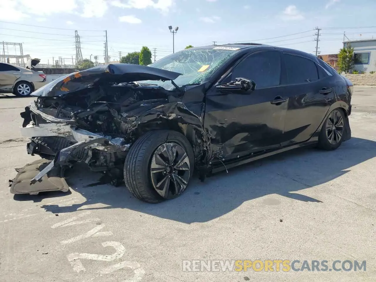1 fotografías del automóvil dañado SHHFK7H62KU417693 HONDA CIVIC 2019