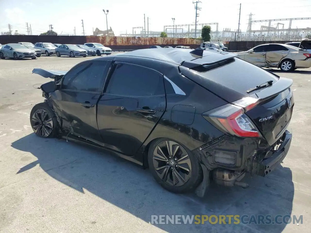 2 fotografías del automóvil dañado SHHFK7H62KU417693 HONDA CIVIC 2019