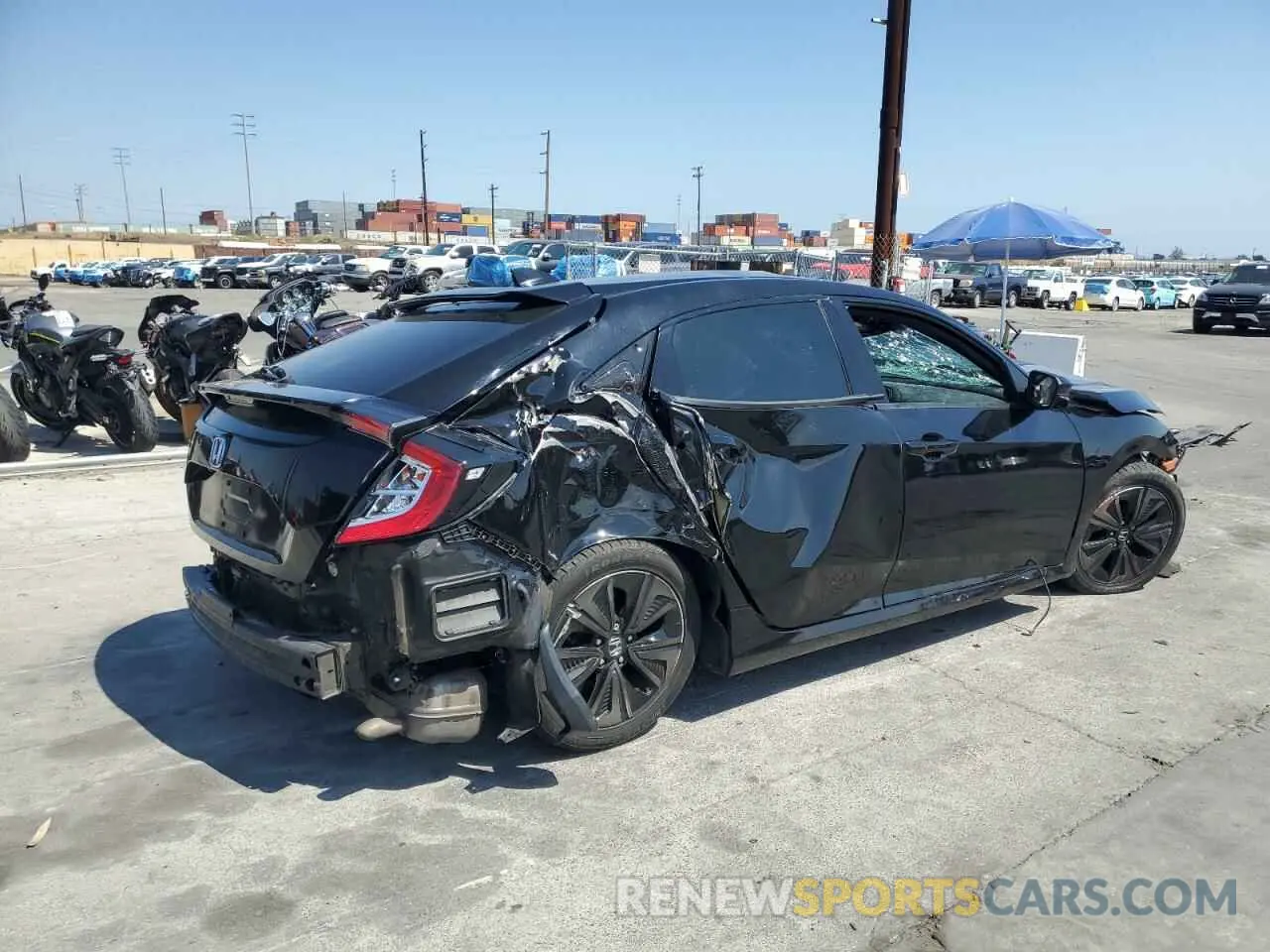 3 fotografías del automóvil dañado SHHFK7H62KU417693 HONDA CIVIC 2019
