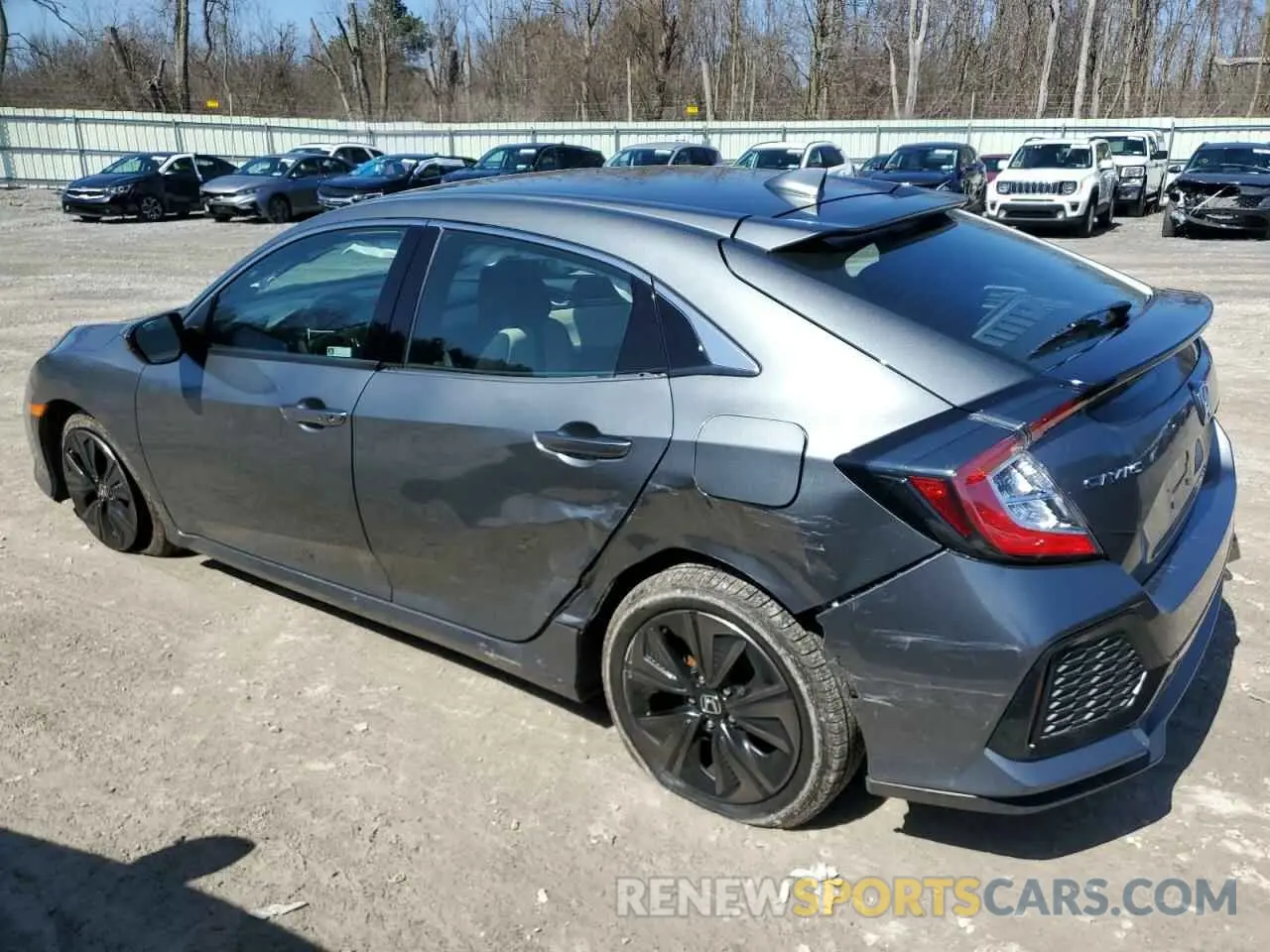 2 fotografías del automóvil dañado SHHFK7H62KU418035 HONDA CIVIC 2019