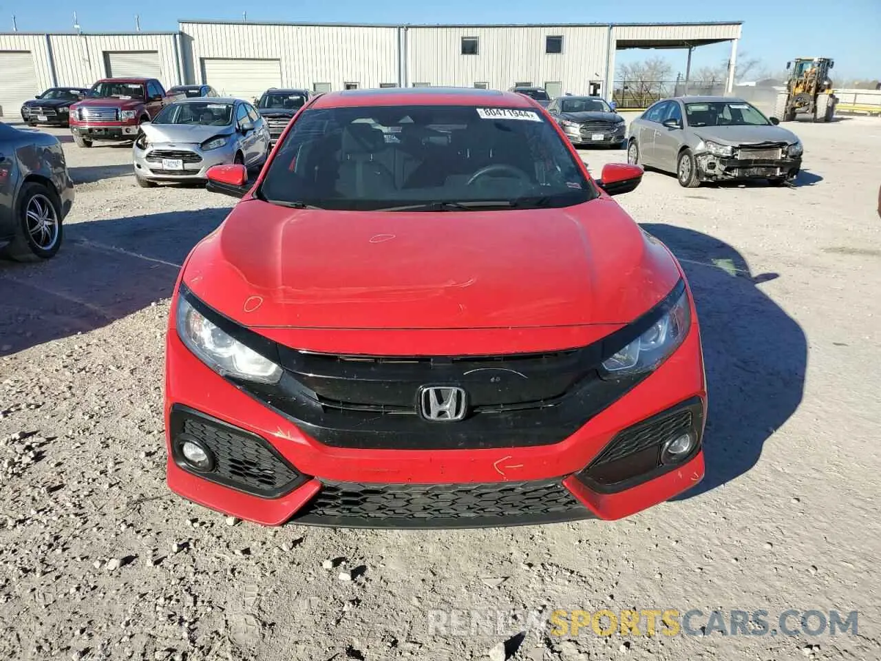 5 fotografías del automóvil dañado SHHFK7H63KU220094 HONDA CIVIC 2019