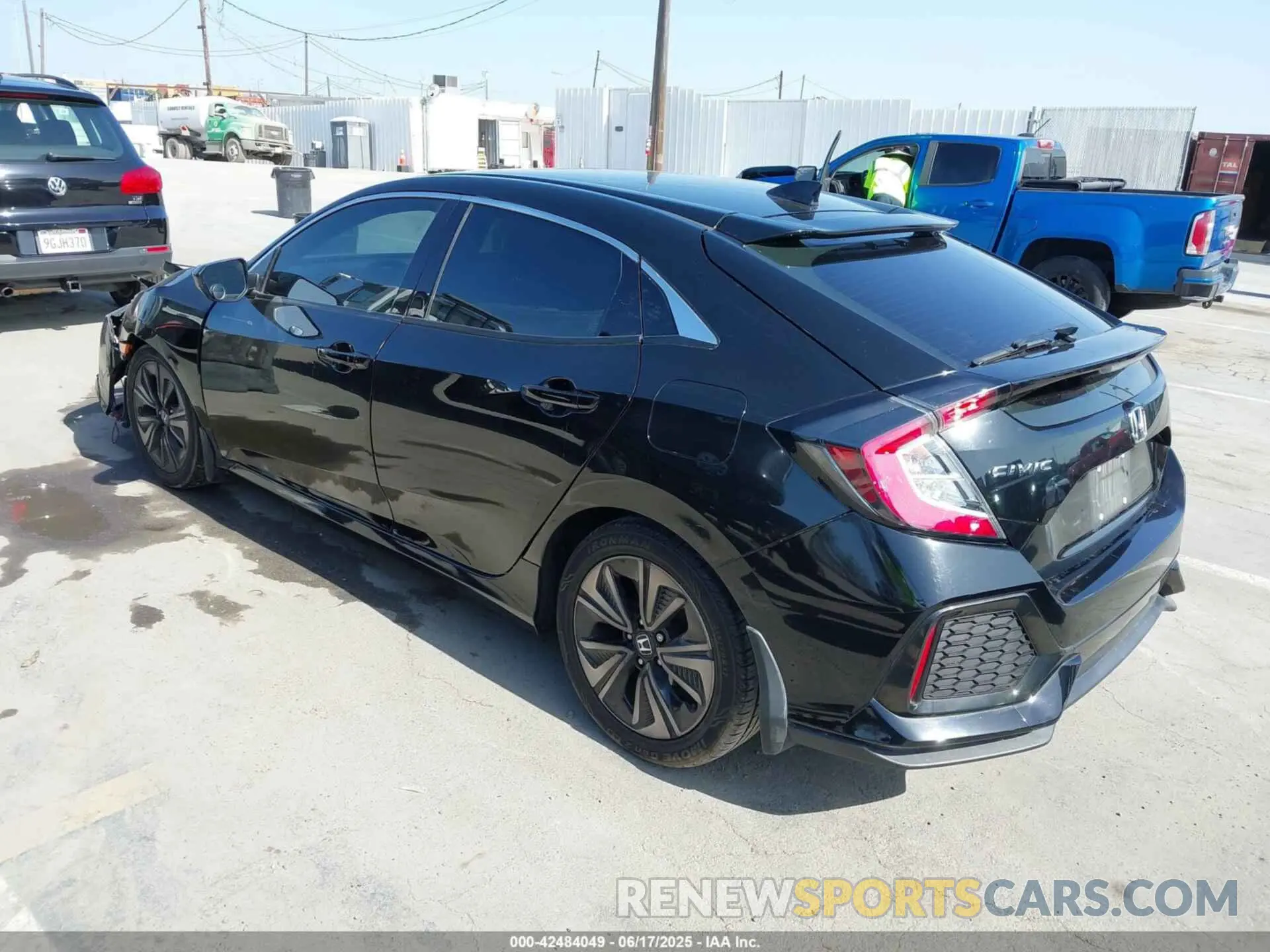 3 fotografías del automóvil dañado SHHFK7H63KU407593 HONDA CIVIC 2019