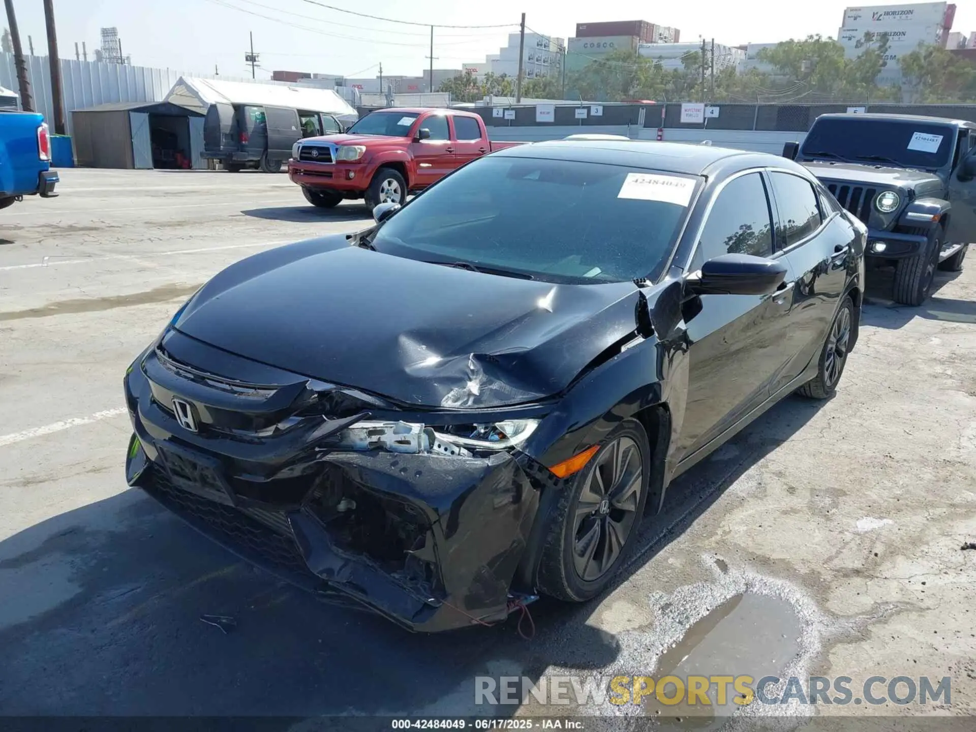 6 fotografías del automóvil dañado SHHFK7H63KU407593 HONDA CIVIC 2019