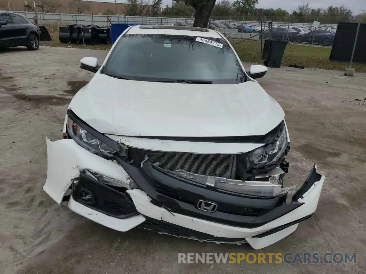 5 fotografías del automóvil dañado SHHFK7H63KU421025 HONDA CIVIC 2019