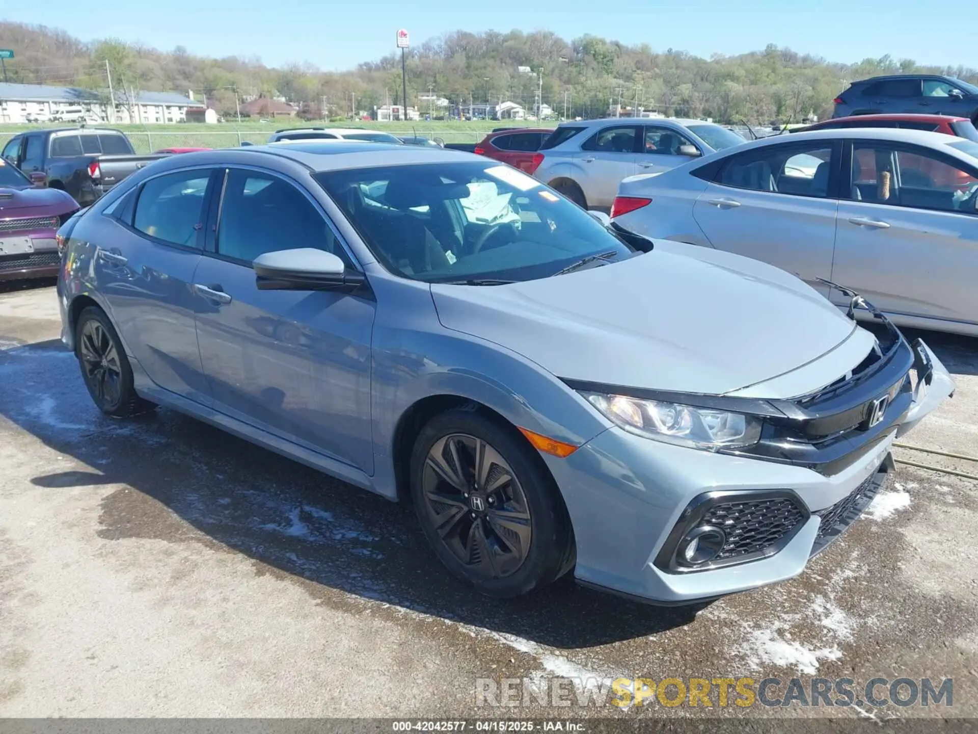 1 fotografías del automóvil dañado SHHFK7H63KU423647 HONDA CIVIC 2019