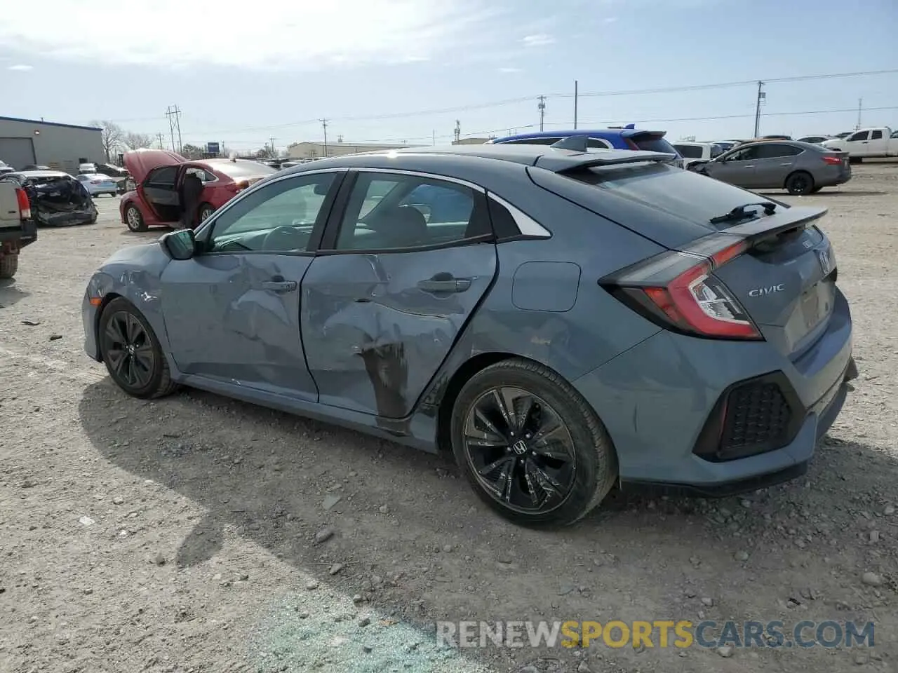 2 fotografías del automóvil dañado SHHFK7H64KU209959 HONDA CIVIC 2019