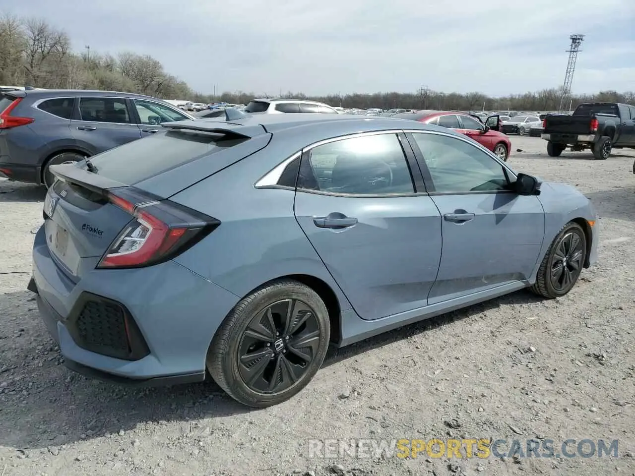 3 fotografías del automóvil dañado SHHFK7H64KU209959 HONDA CIVIC 2019