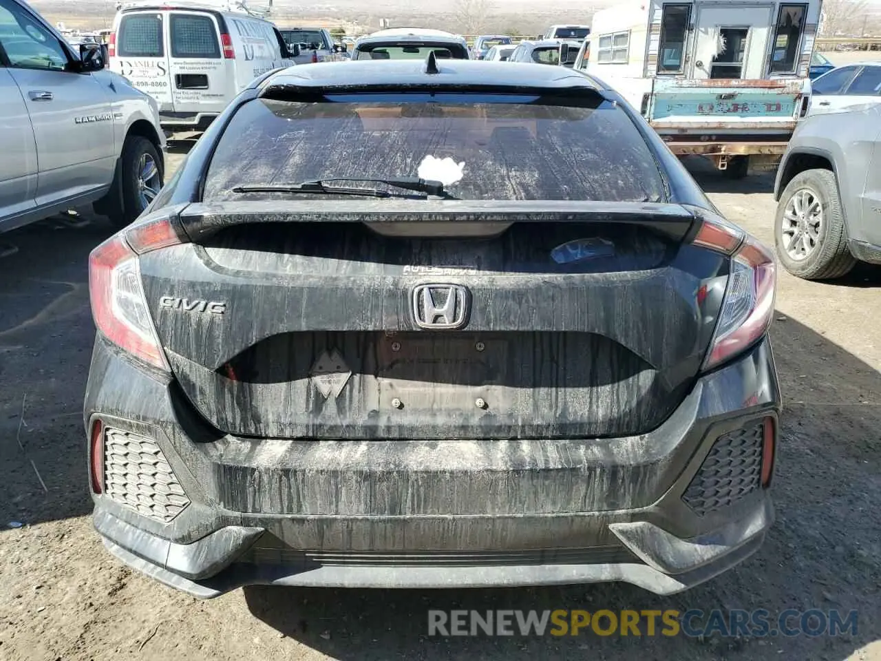 6 fotografías del automóvil dañado SHHFK7H64KU420093 HONDA CIVIC 2019