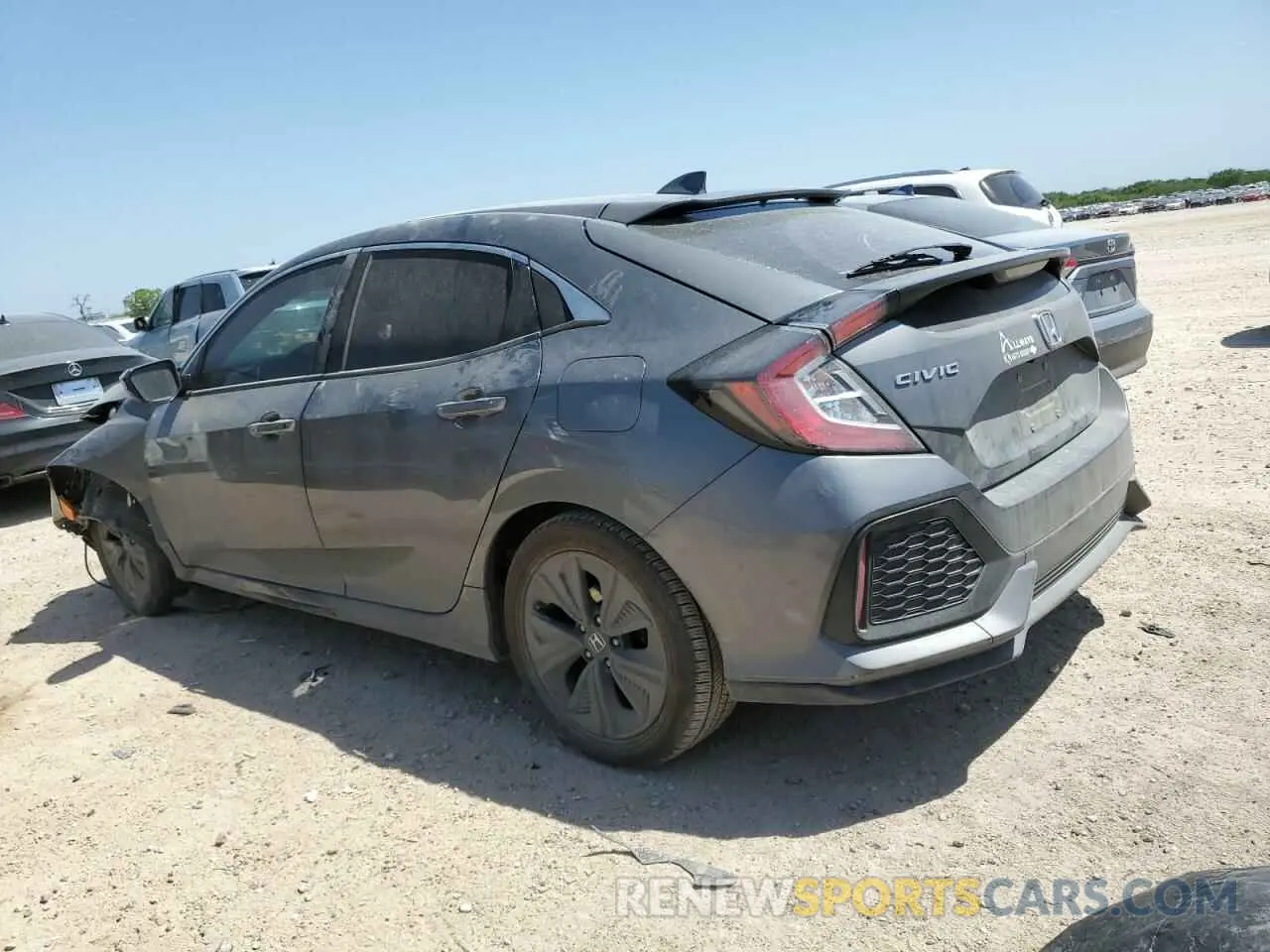 2 fotografías del automóvil dañado SHHFK7H65KU205967 HONDA CIVIC 2019