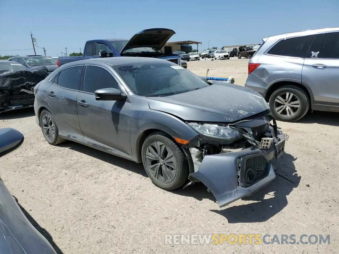 4 fotografías del automóvil dañado SHHFK7H65KU205967 HONDA CIVIC 2019