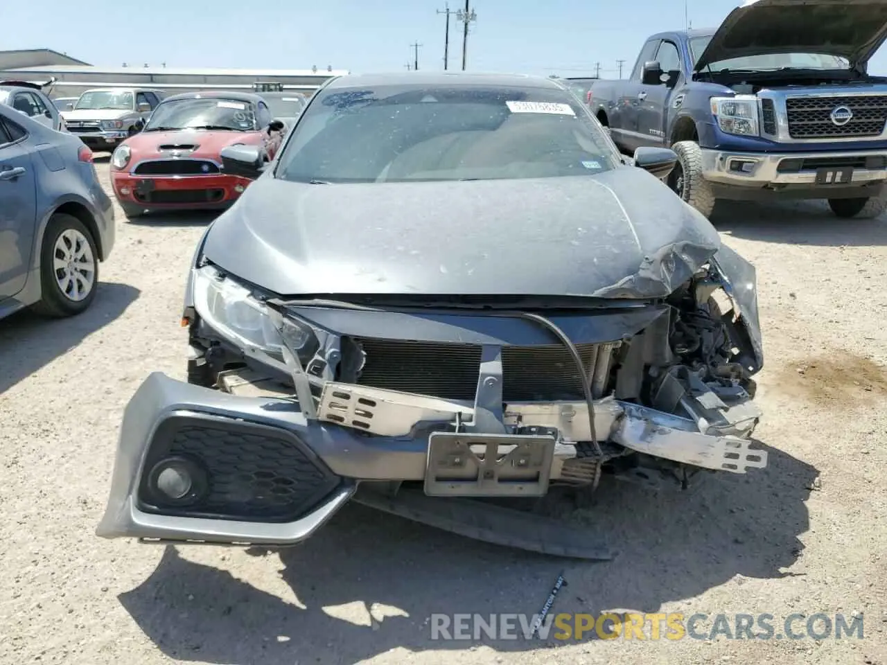 5 fotografías del automóvil dañado SHHFK7H65KU205967 HONDA CIVIC 2019