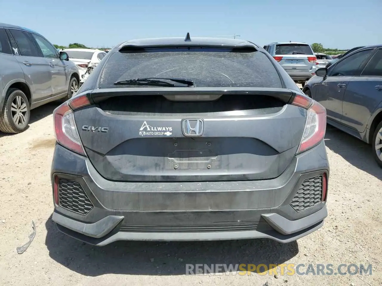 6 fotografías del automóvil dañado SHHFK7H65KU205967 HONDA CIVIC 2019