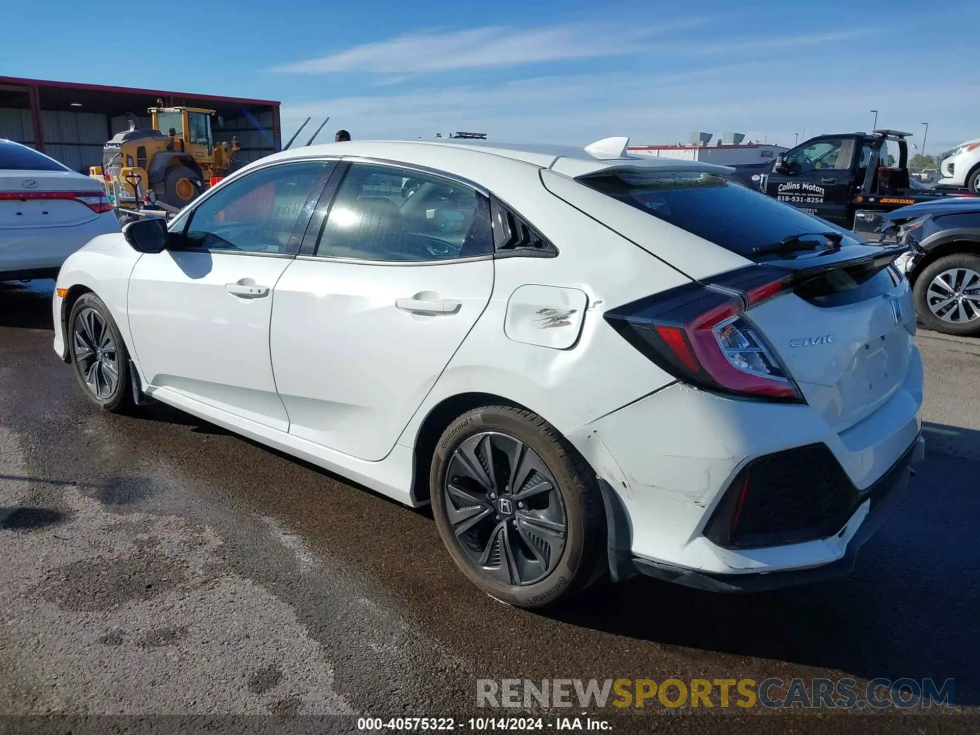 3 fotografías del automóvil dañado SHHFK7H65KU215902 HONDA CIVIC 2019