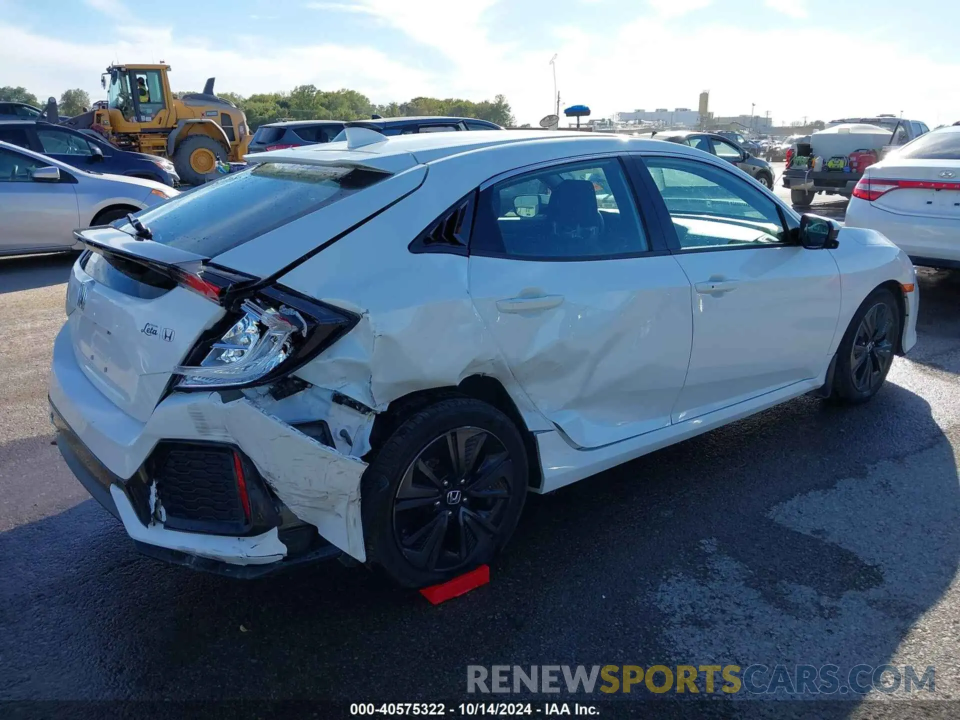 4 fotografías del automóvil dañado SHHFK7H65KU215902 HONDA CIVIC 2019