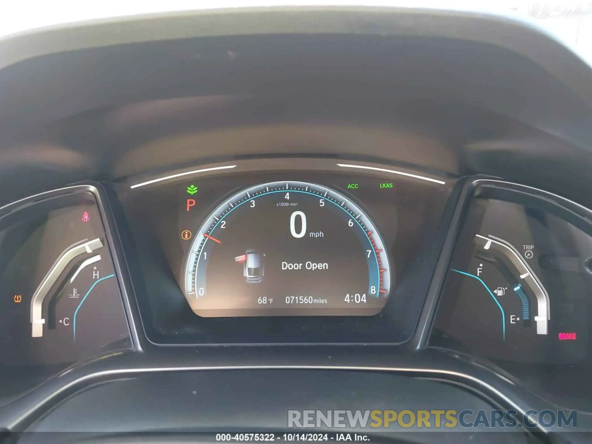 7 fotografías del automóvil dañado SHHFK7H65KU215902 HONDA CIVIC 2019