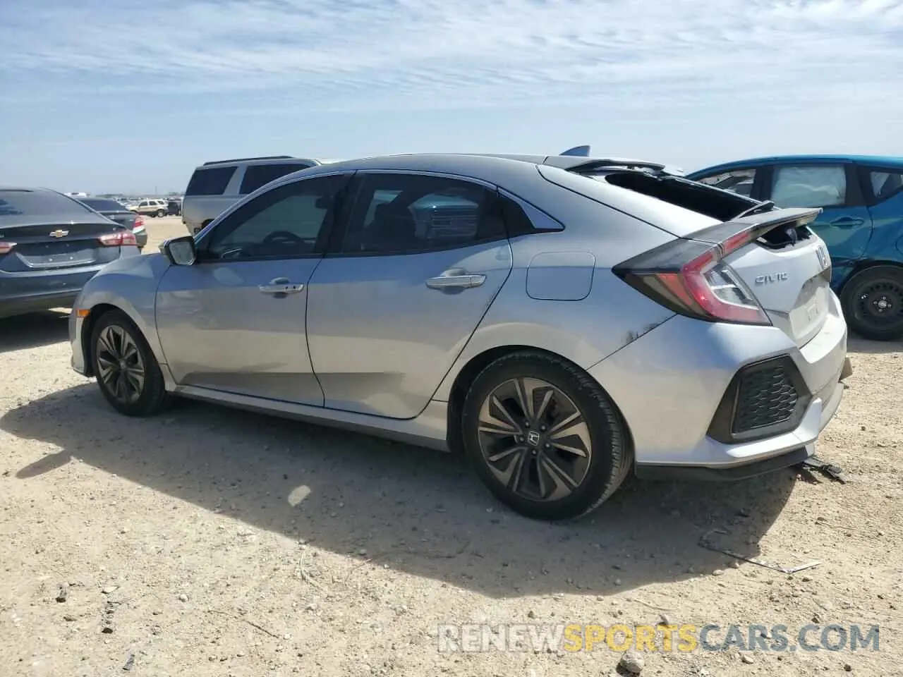 2 fotografías del automóvil dañado SHHFK7H66KU208196 HONDA CIVIC 2019