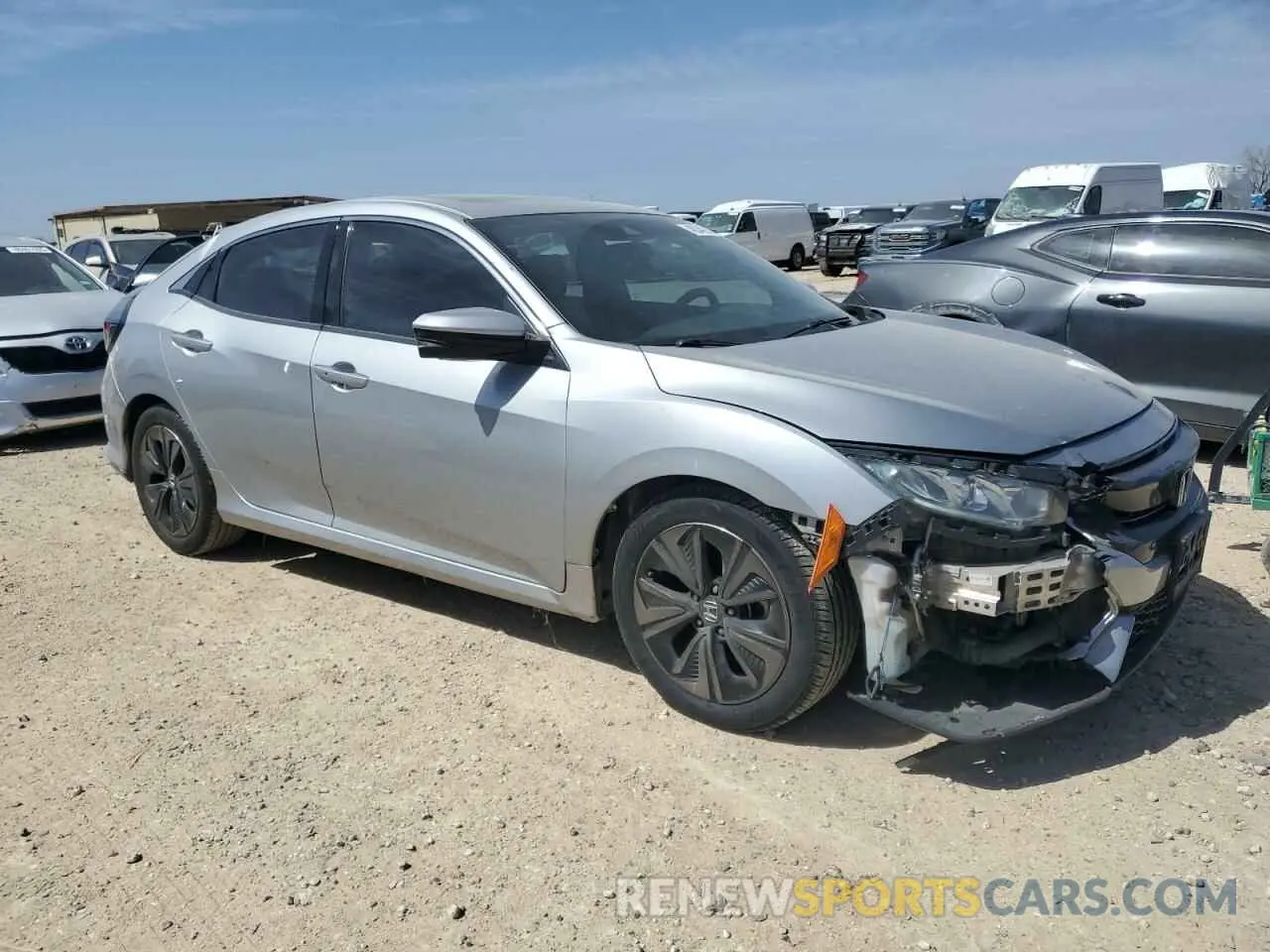 4 fotografías del automóvil dañado SHHFK7H66KU208196 HONDA CIVIC 2019