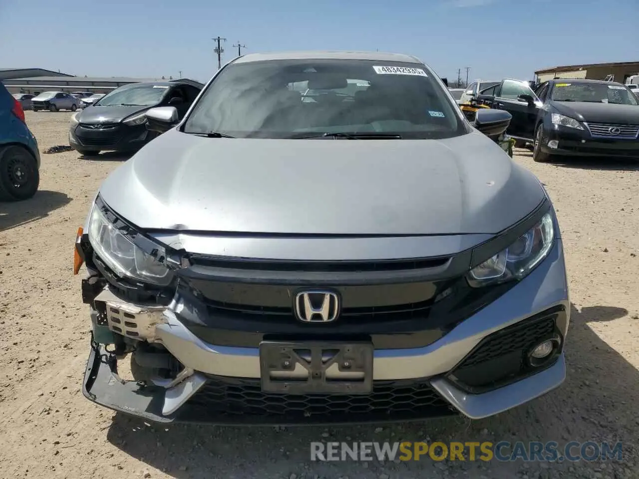 5 fotografías del automóvil dañado SHHFK7H66KU208196 HONDA CIVIC 2019