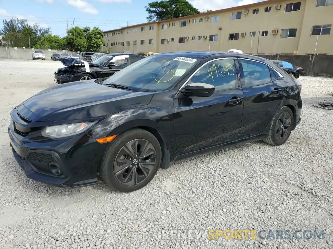 1 fotografías del automóvil dañado SHHFK7H66KU208523 HONDA CIVIC 2019