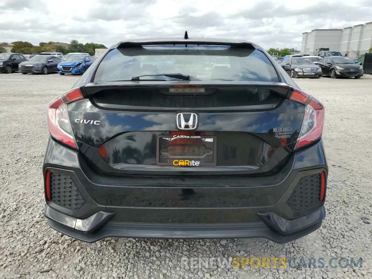 6 fotografías del automóvil dañado SHHFK7H66KU208523 HONDA CIVIC 2019