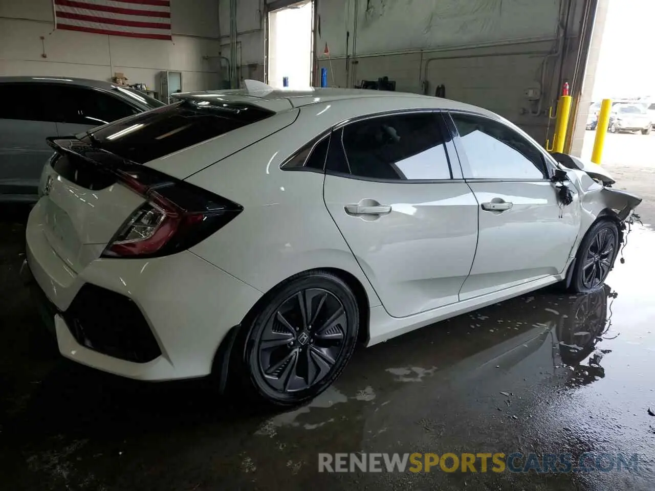 3 fotografías del automóvil dañado SHHFK7H66KU224107 HONDA CIVIC 2019