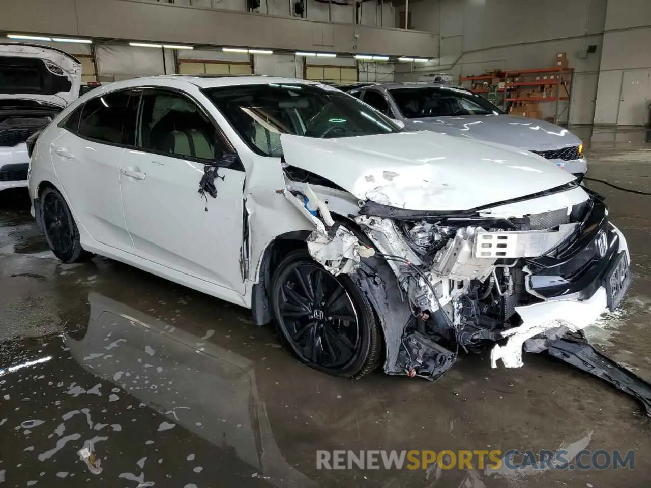 4 fotografías del automóvil dañado SHHFK7H66KU224107 HONDA CIVIC 2019