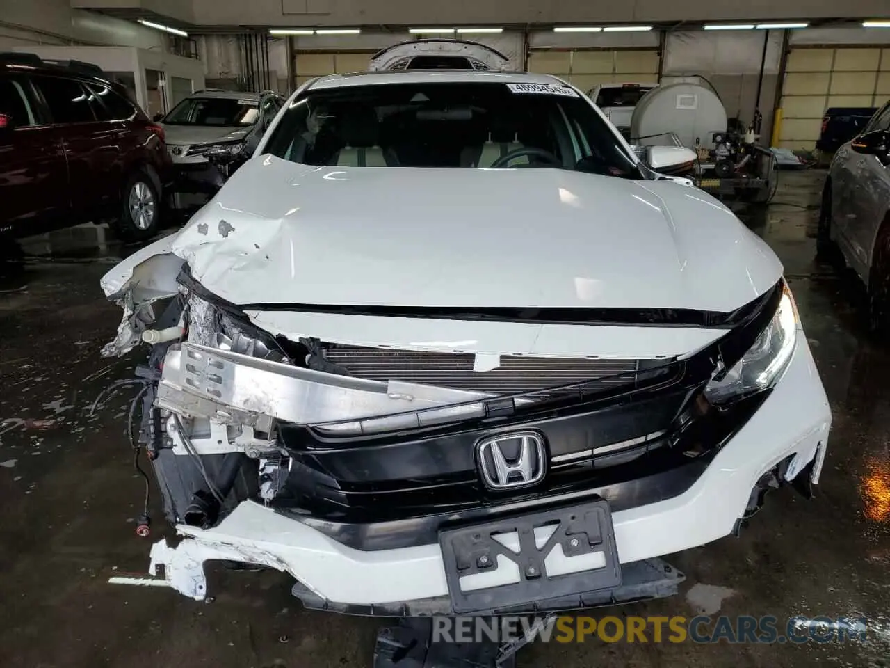 5 fotografías del automóvil dañado SHHFK7H66KU224107 HONDA CIVIC 2019