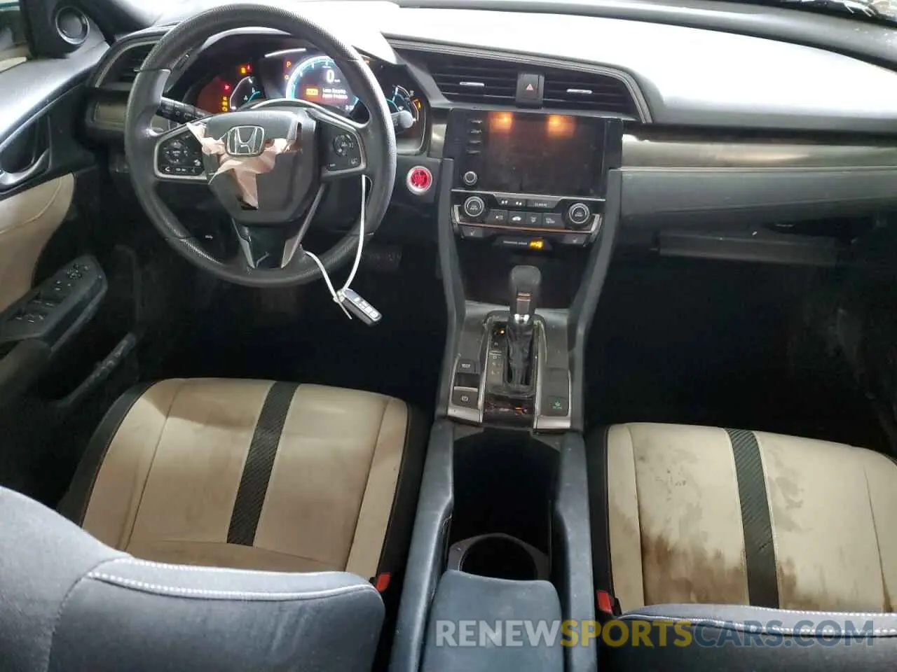 8 fotografías del automóvil dañado SHHFK7H66KU224107 HONDA CIVIC 2019