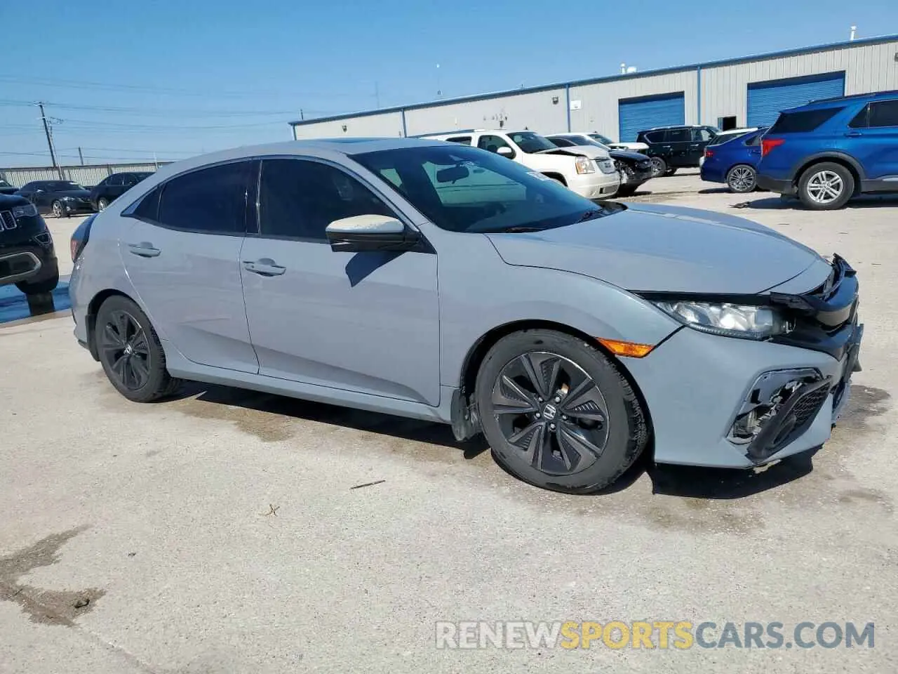 4 fotografías del automóvil dañado SHHFK7H67KU204612 HONDA CIVIC 2019