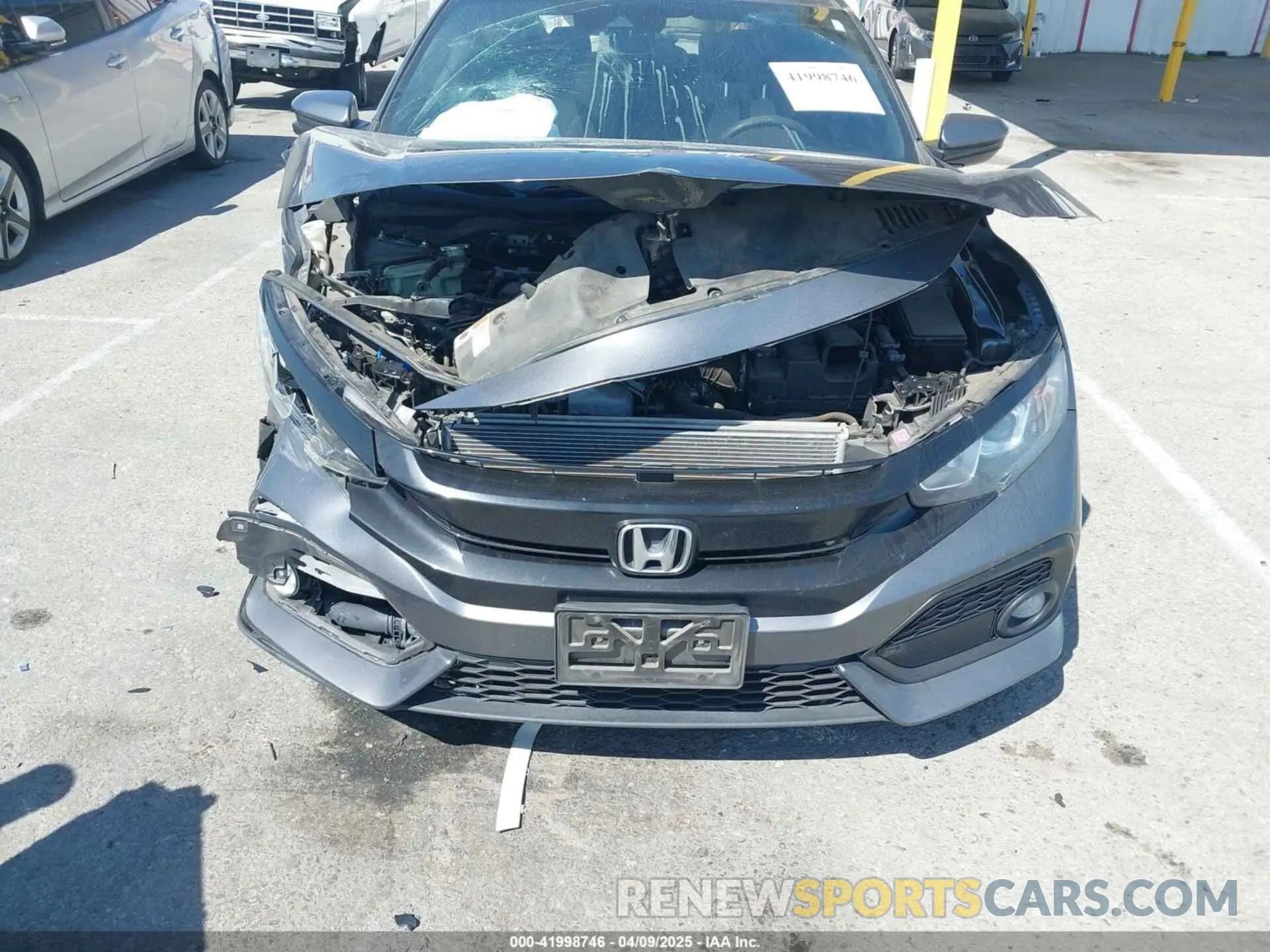 6 fotografías del automóvil dañado SHHFK7H67KU402316 HONDA CIVIC 2019
