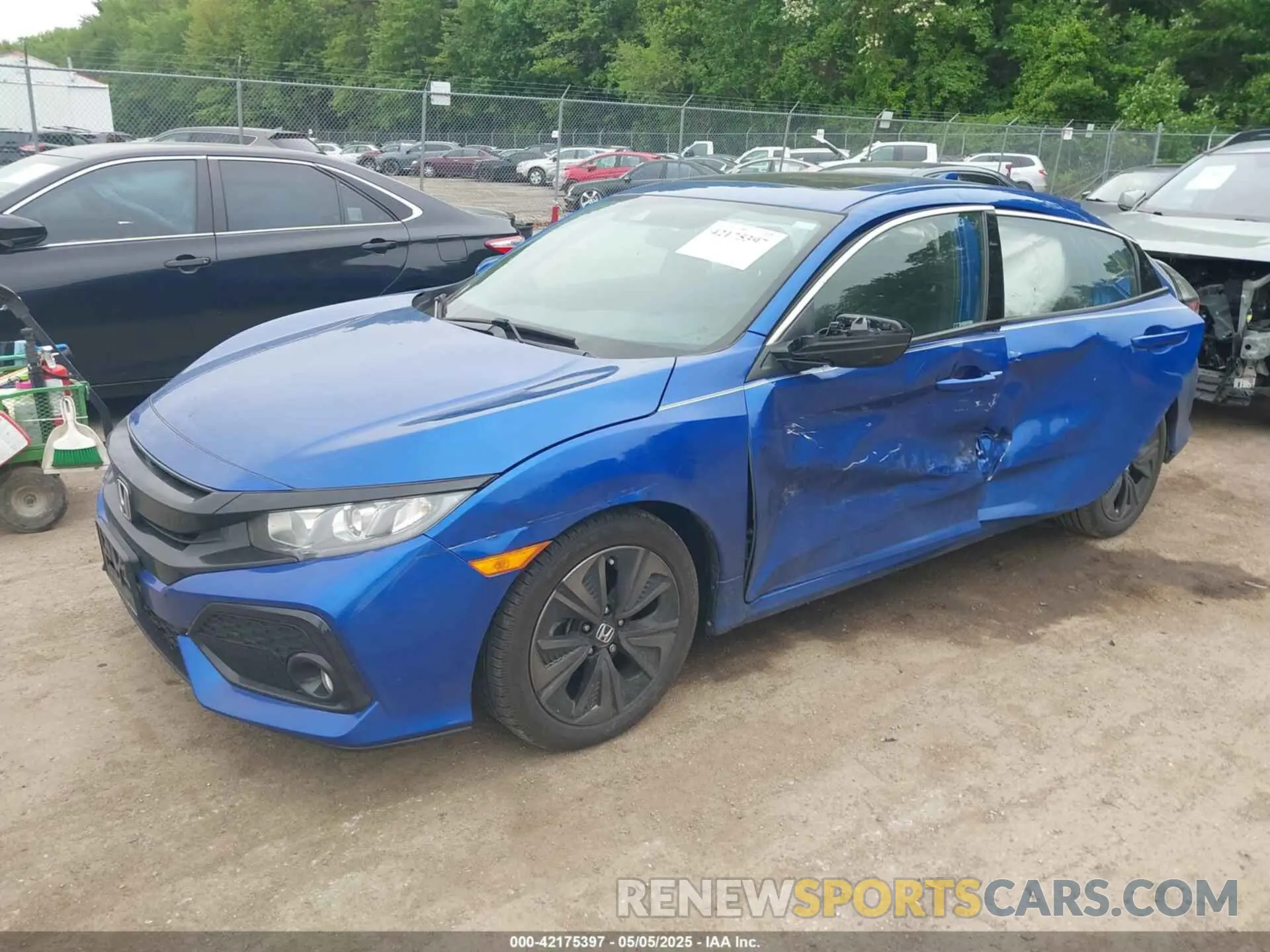 2 fotografías del automóvil dañado SHHFK7H67KU402820 HONDA CIVIC 2019