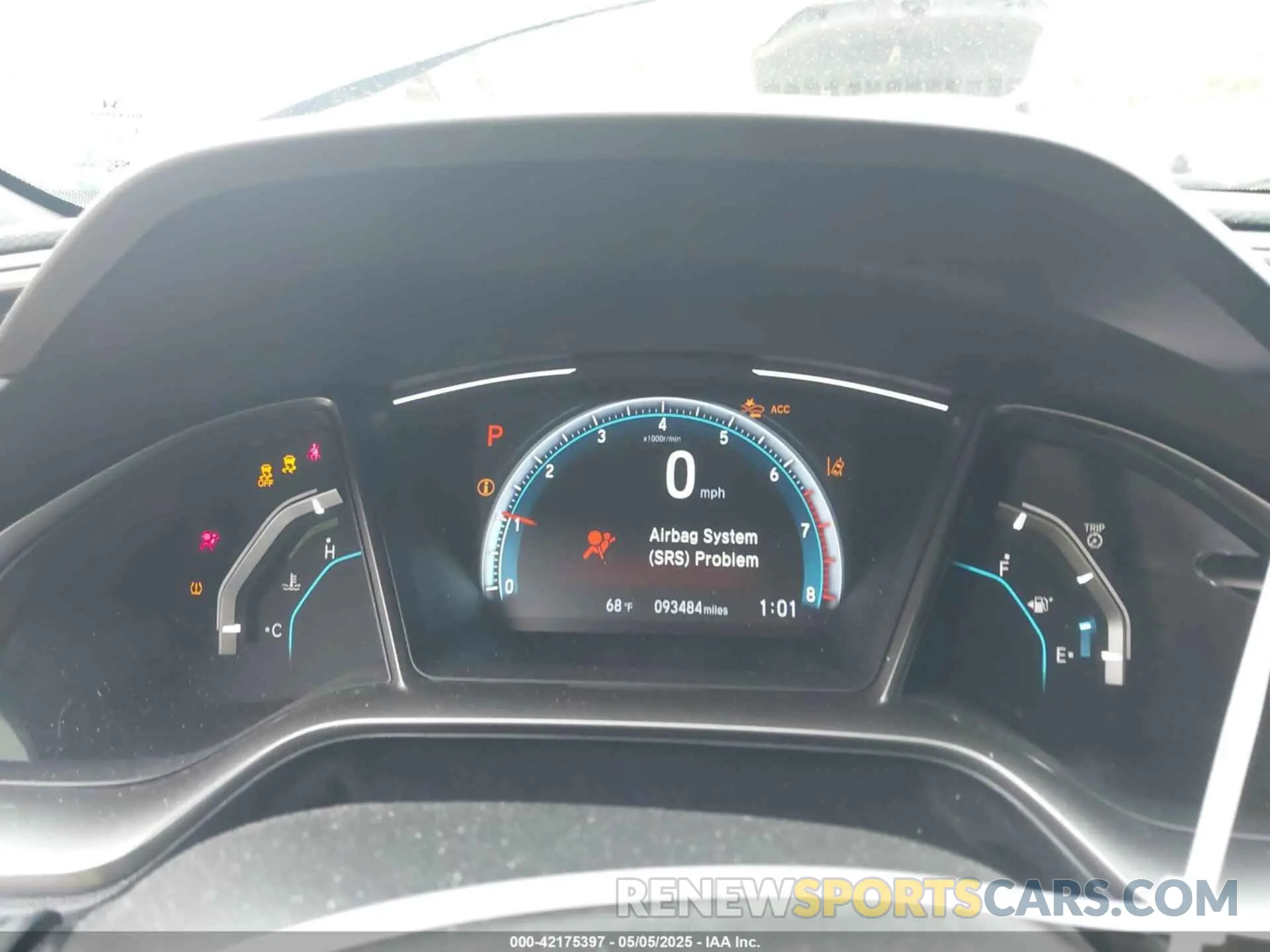 7 fotografías del automóvil dañado SHHFK7H67KU402820 HONDA CIVIC 2019