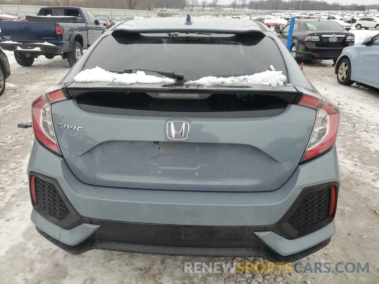 6 fotografías del automóvil dañado SHHFK7H68KU203744 HONDA CIVIC 2019