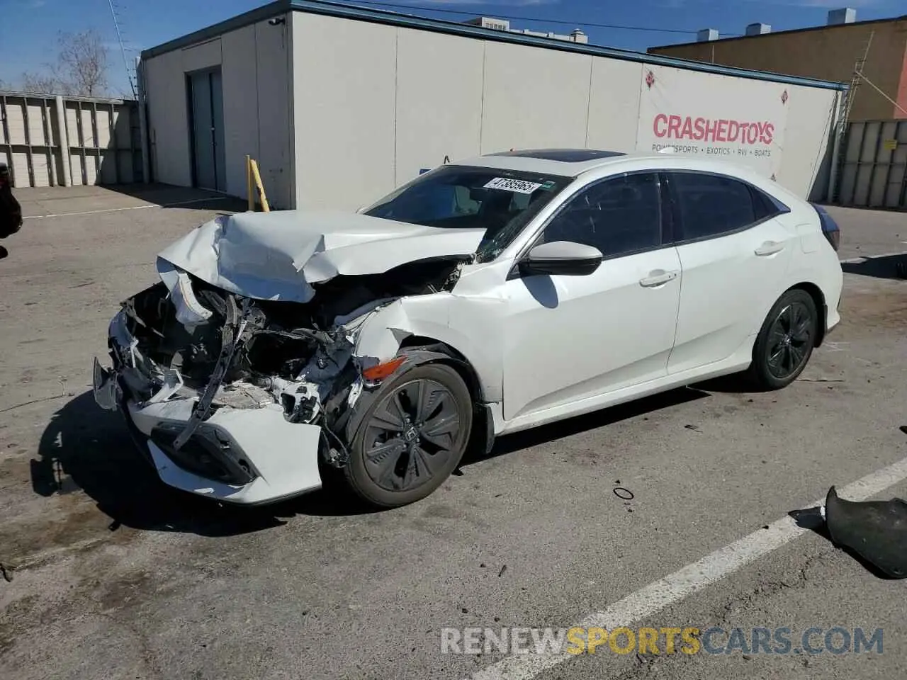 1 fotografías del automóvil dañado SHHFK7H68KU210578 HONDA CIVIC 2019
