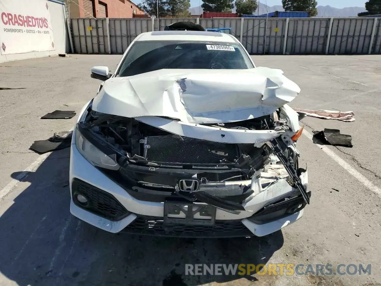 5 fotografías del automóvil dañado SHHFK7H68KU210578 HONDA CIVIC 2019