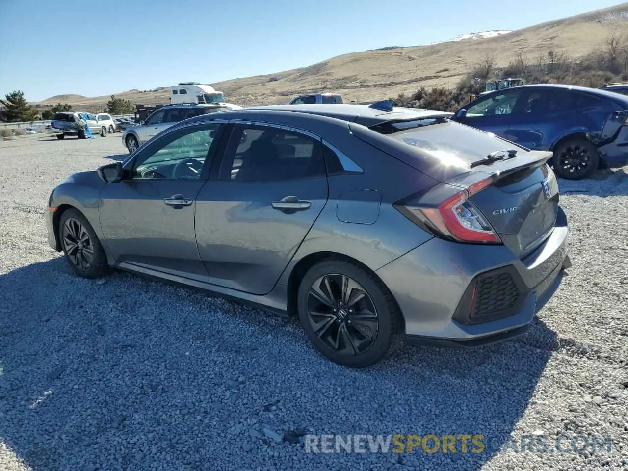 2 fotografías del automóvil dañado SHHFK7H68KU402566 HONDA CIVIC 2019