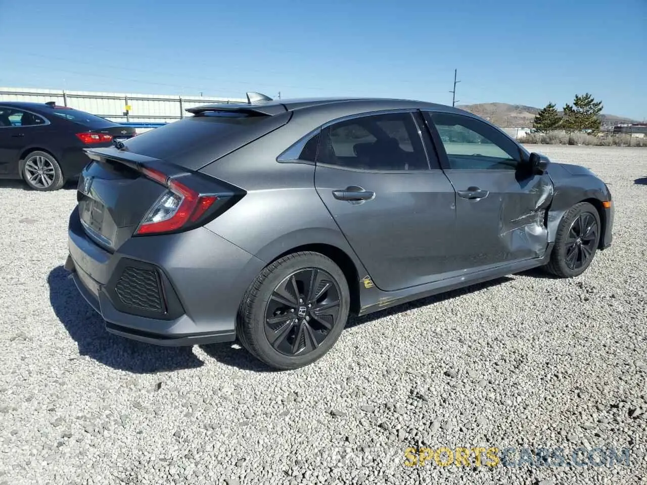3 fotografías del automóvil dañado SHHFK7H68KU402566 HONDA CIVIC 2019
