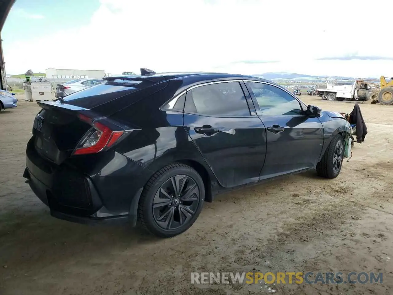 3 fotografías del automóvil dañado SHHFK7H69KU204501 HONDA CIVIC 2019