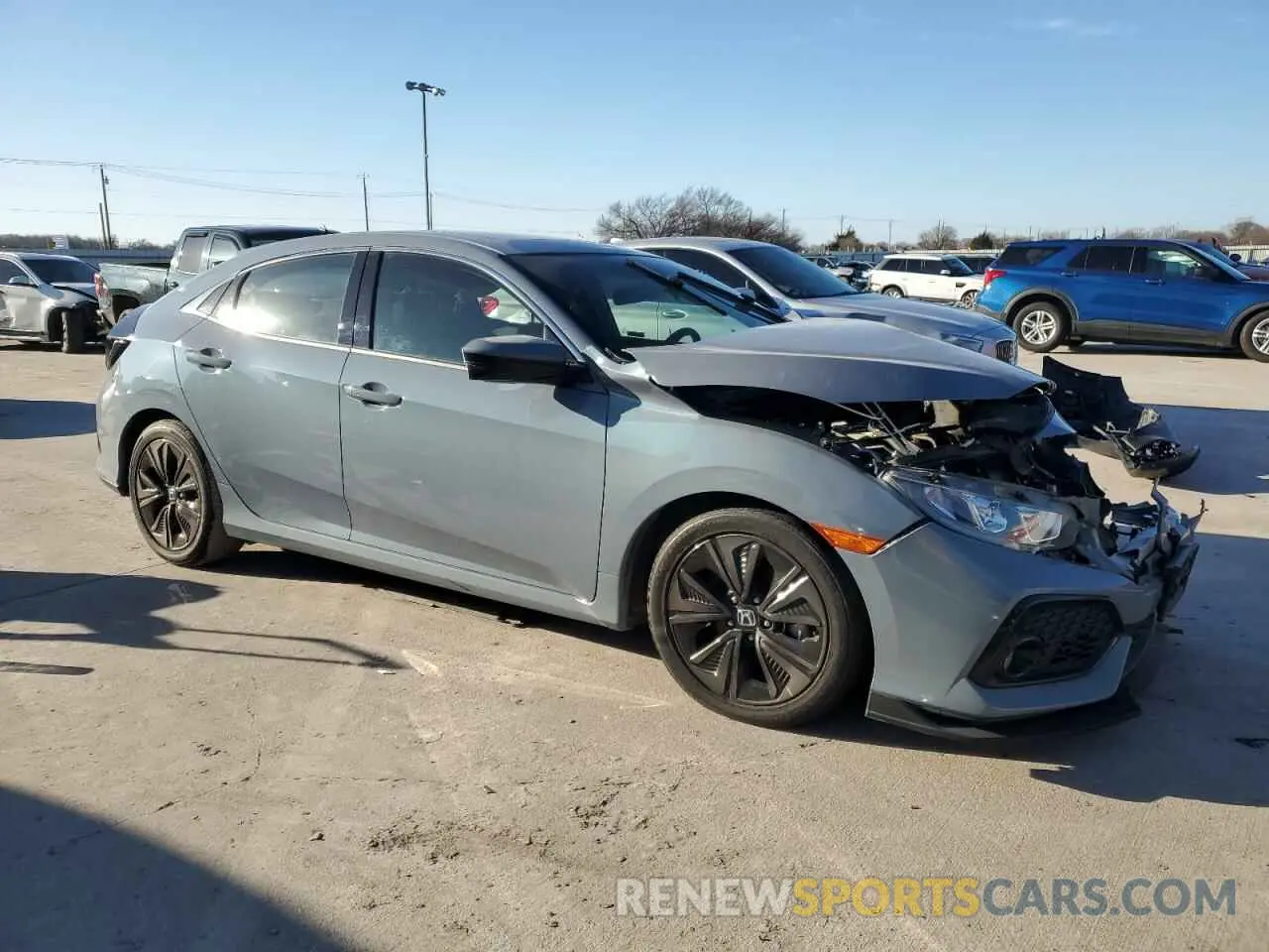4 fotografías del automóvil dañado SHHFK7H69KU214168 HONDA CIVIC 2019