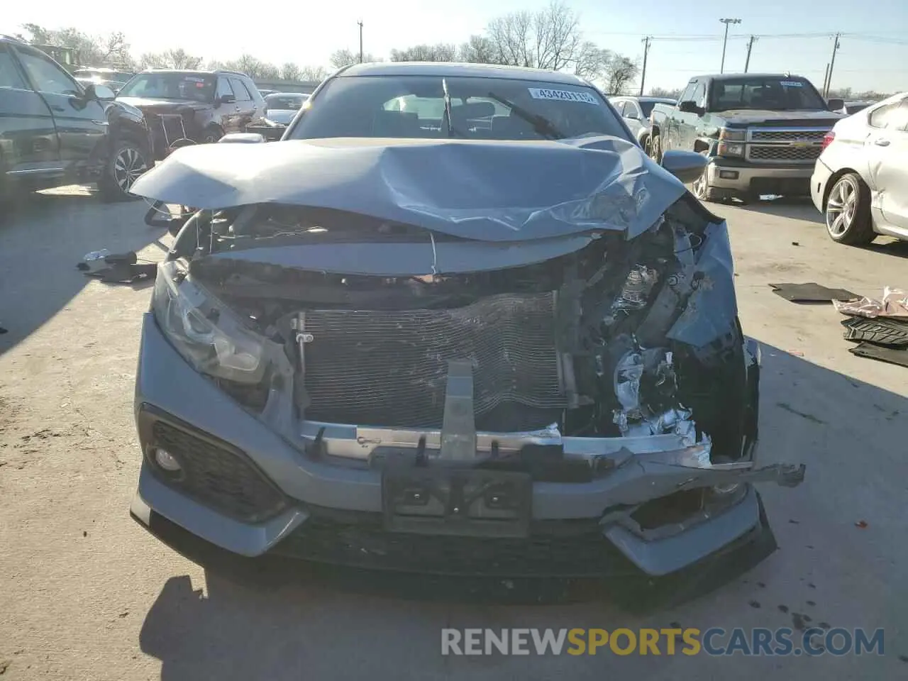 5 fotografías del automóvil dañado SHHFK7H69KU214168 HONDA CIVIC 2019