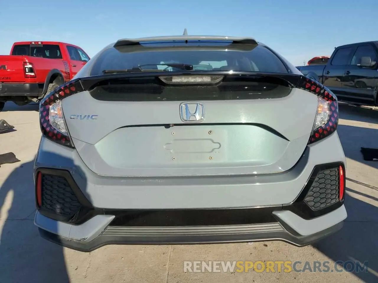 6 fotografías del automóvil dañado SHHFK7H69KU214168 HONDA CIVIC 2019
