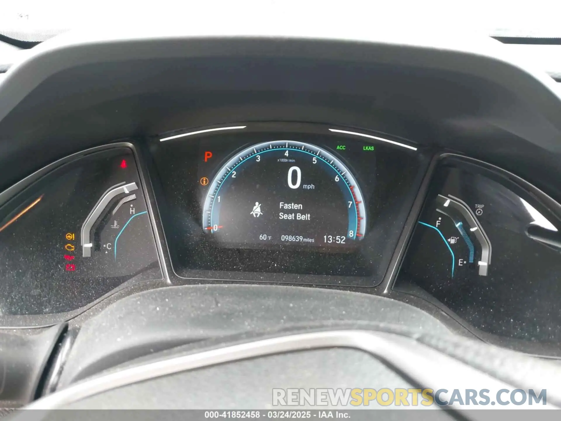 7 fotografías del automóvil dañado SHHFK7H69KU220049 HONDA CIVIC 2019