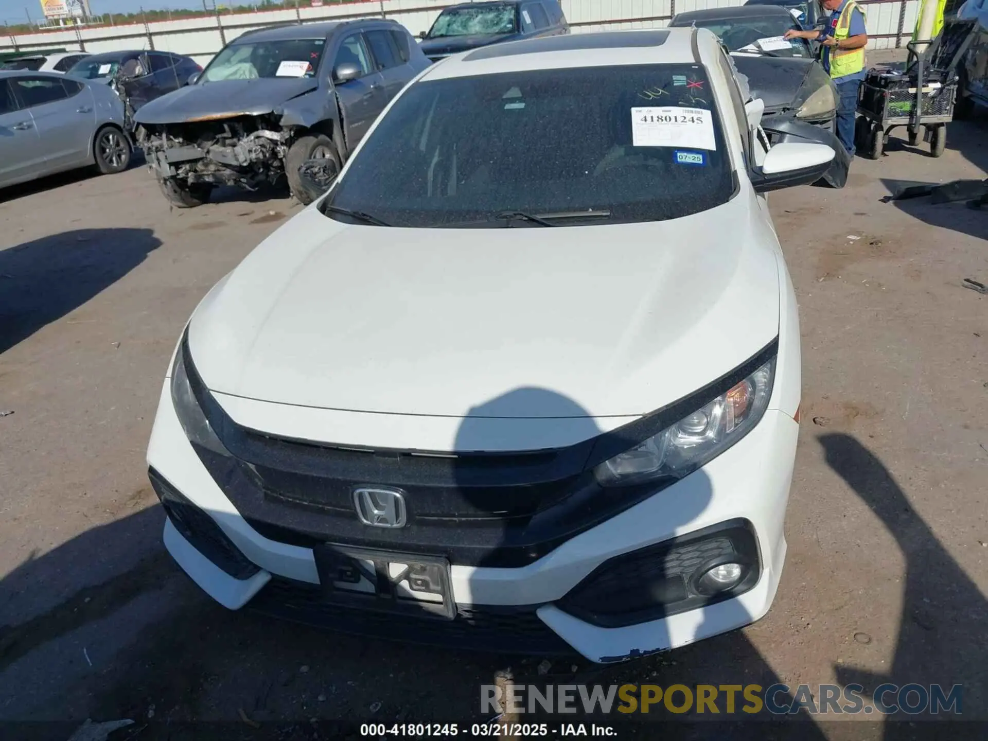 12 fotografías del automóvil dañado SHHFK7H6XKU208248 HONDA CIVIC 2019