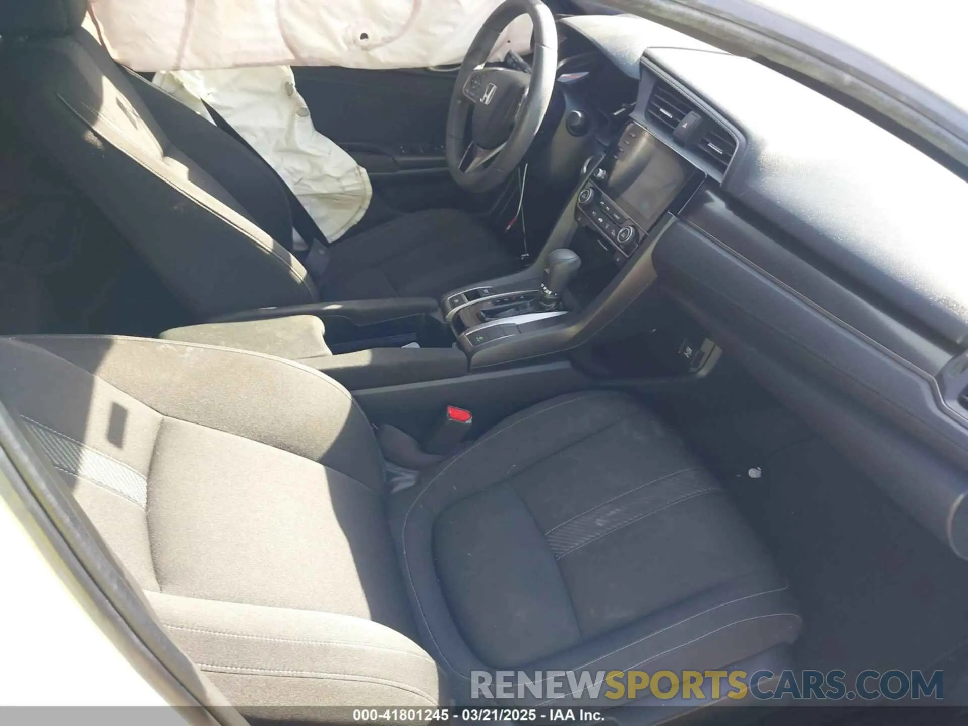 5 fotografías del automóvil dañado SHHFK7H6XKU208248 HONDA CIVIC 2019