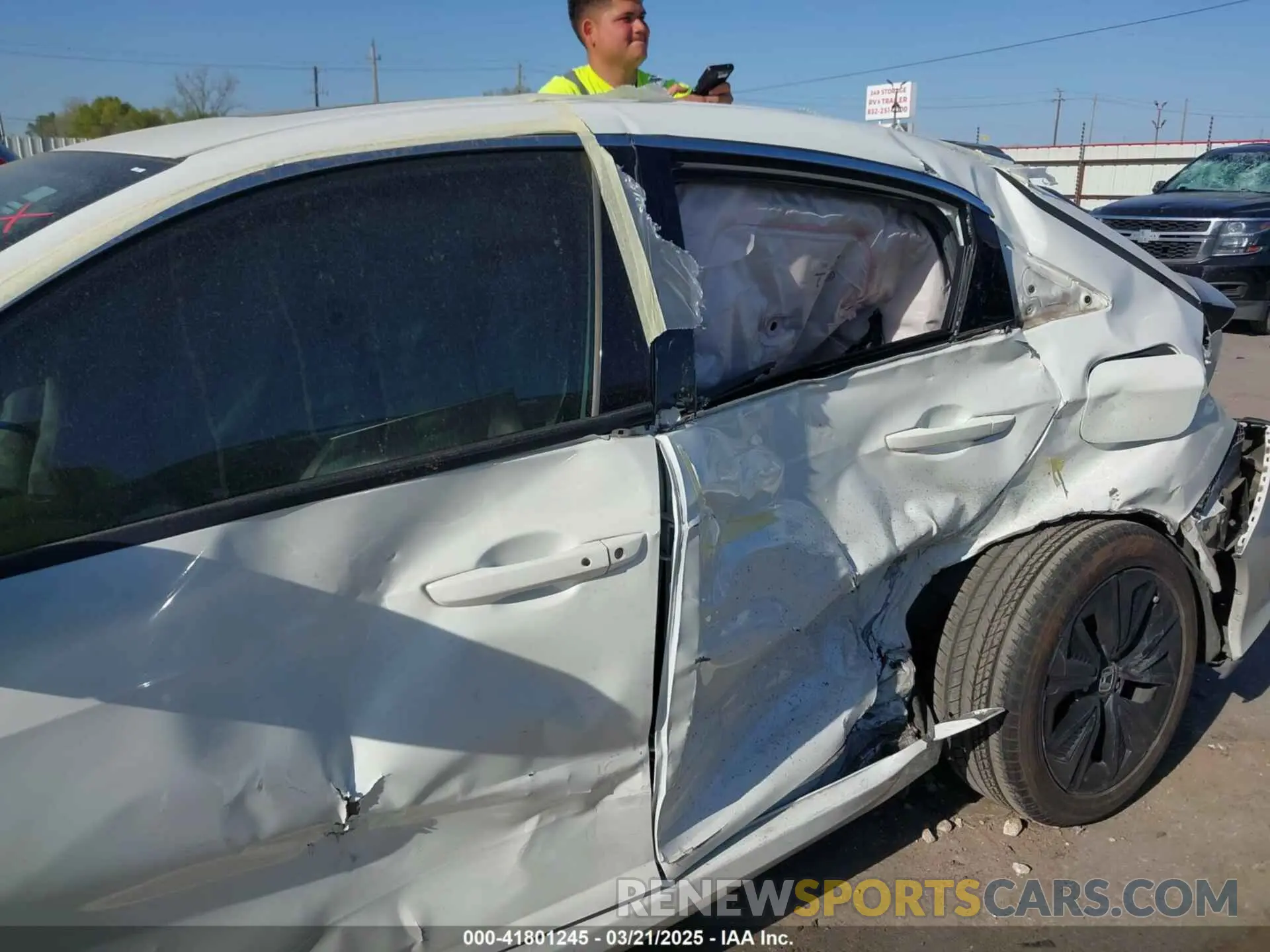 6 fotografías del automóvil dañado SHHFK7H6XKU208248 HONDA CIVIC 2019
