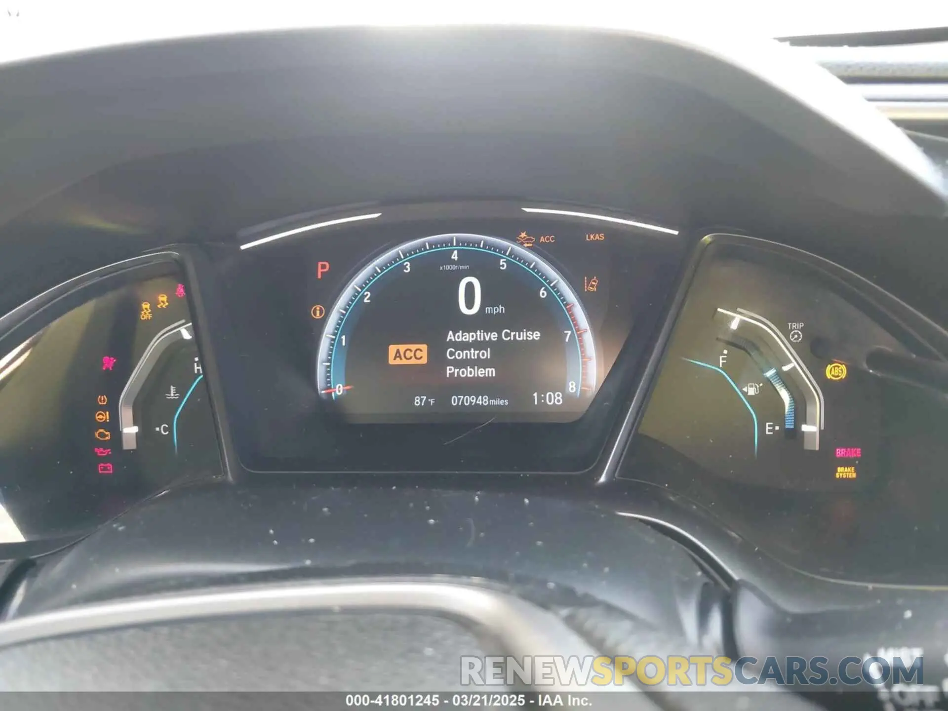 7 fotografías del automóvil dañado SHHFK7H6XKU208248 HONDA CIVIC 2019