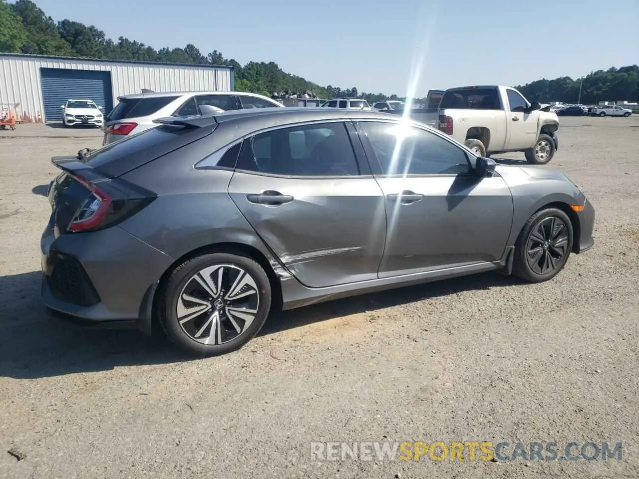 3 fotografías del automóvil dañado SHHFK7H6XKU210145 HONDA CIVIC 2019